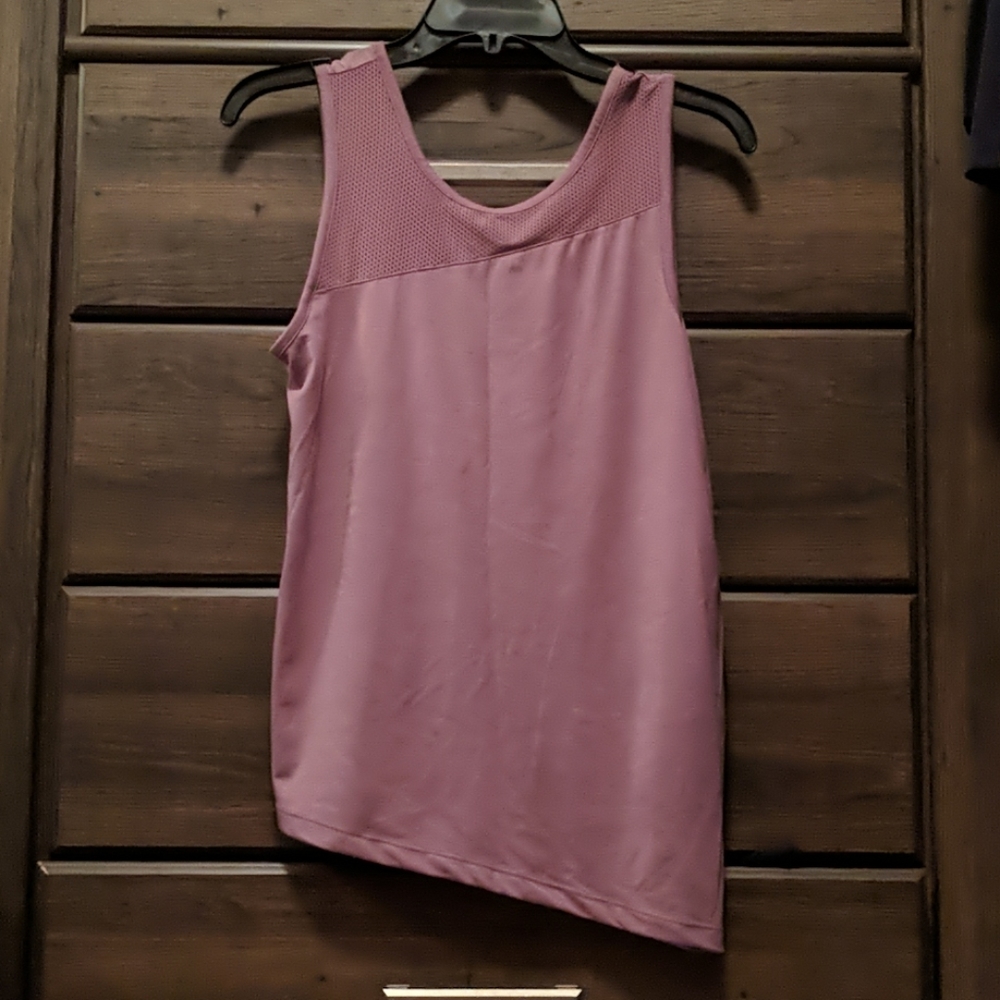 Purple workout tank top